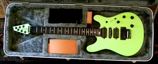 Custom electric guitar. Built by William Gelvin, Gelvin Guitars