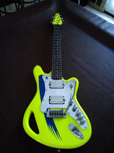 Electric guitar built from scratch. Built by William Gelvin, Gelvin Guitars