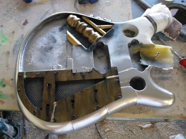 Handmade electric guitar. Built by William Gelvin, Gelvin Guitars