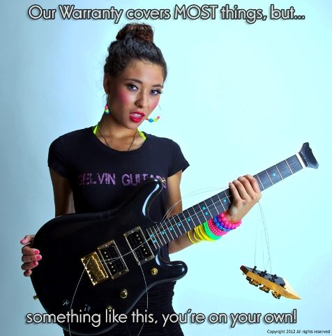 Custom electric guitar. Built by William Gelvin, Gelvin Guitars