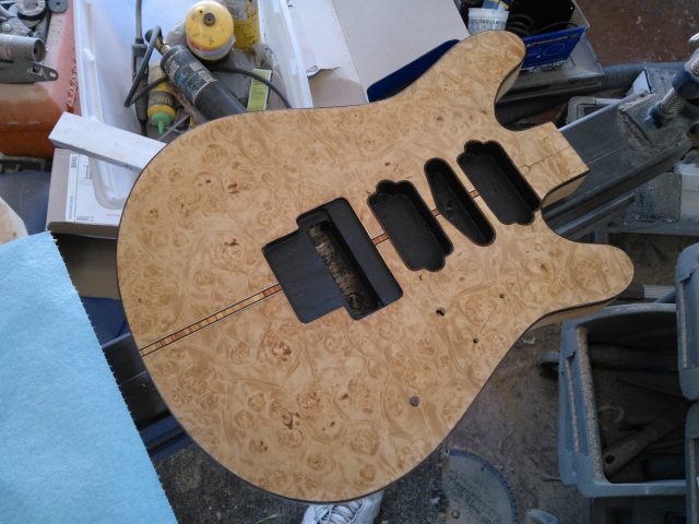 Electric guitar built from scratch. Built by William Gelvin, Gelvin Guitars